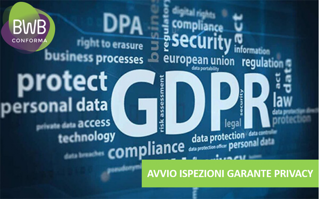 AVVIO ISPEZIONI GARANTE PRIVACY