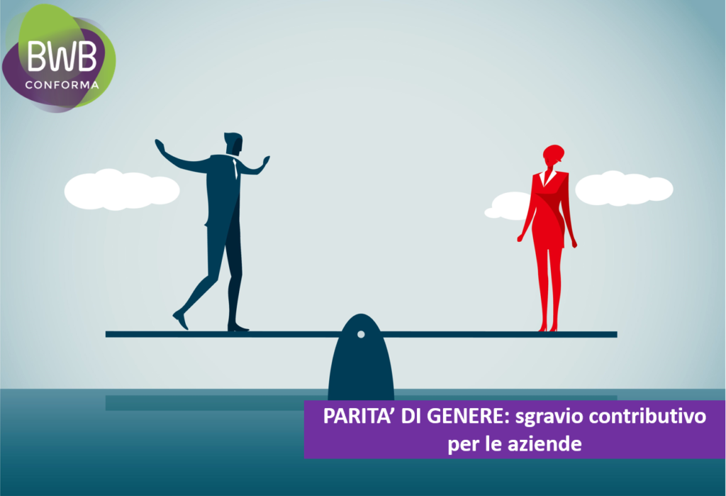 Parità di genere: sgravio contributivo per le aziende